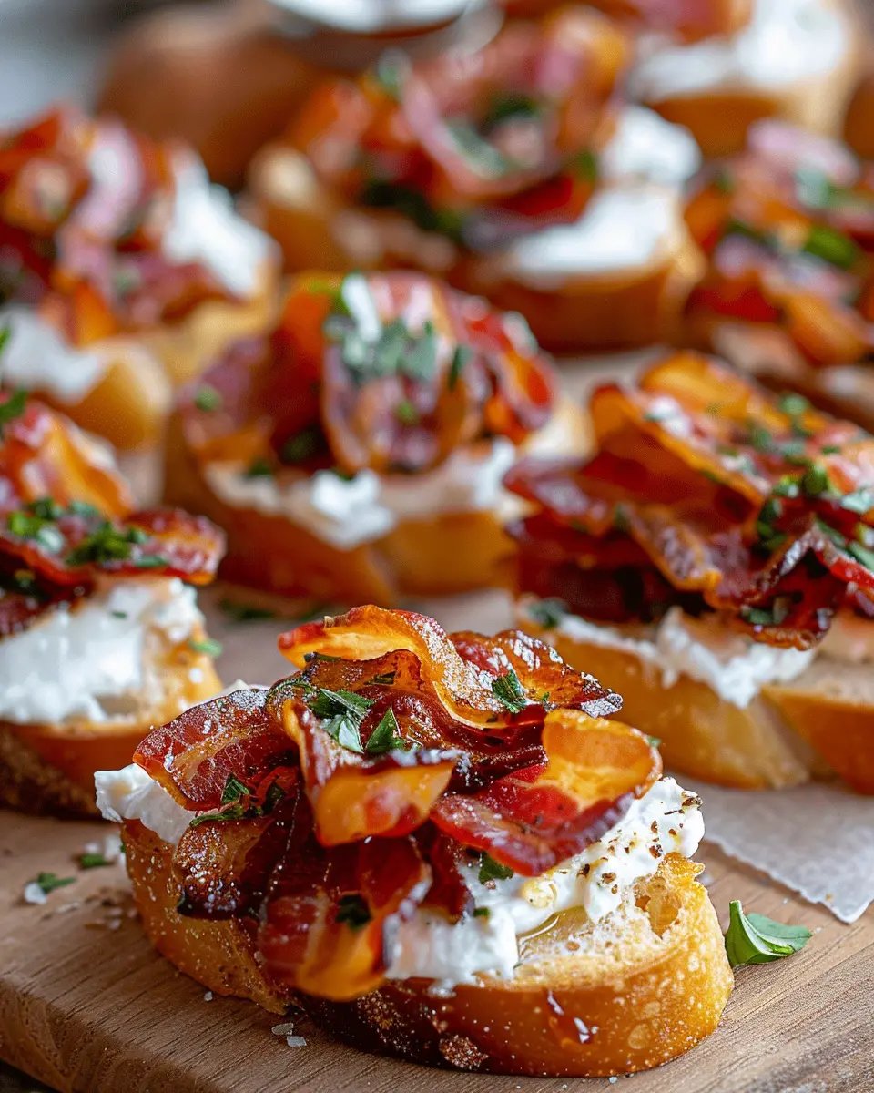 Million Dollar Turkey Bacon Crostini: Indulgent Home Flavor