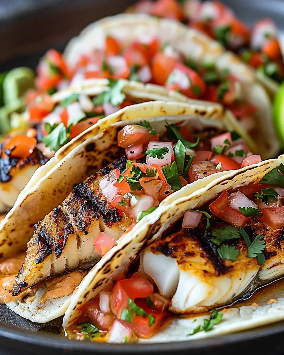 Grilled Fish Tacos: Best Recipe with Spicy Mayo & Fresh Pico de Gallo