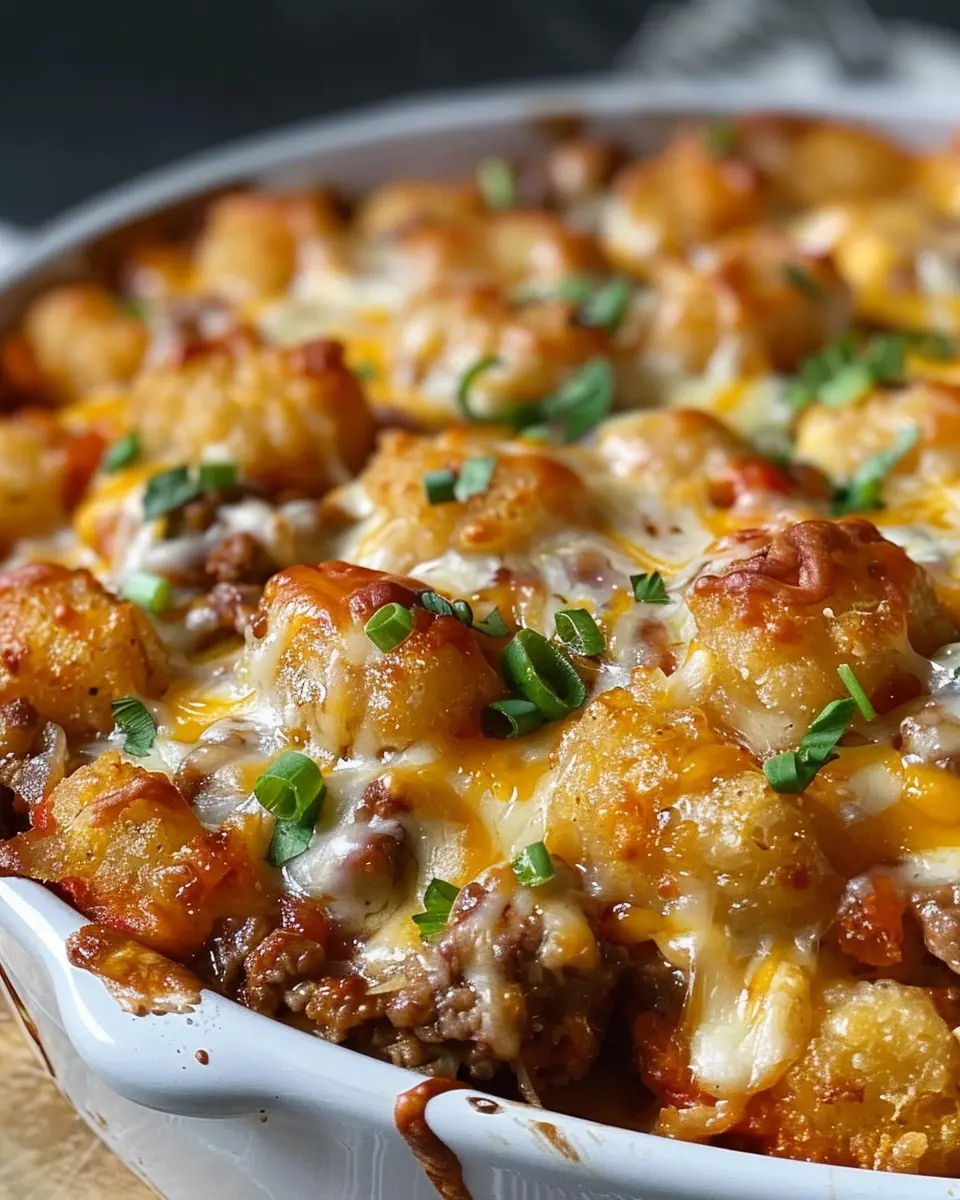 Cowboy Beef Tater Tot Casserole Recipe: A Cozy, Indulgent Delight