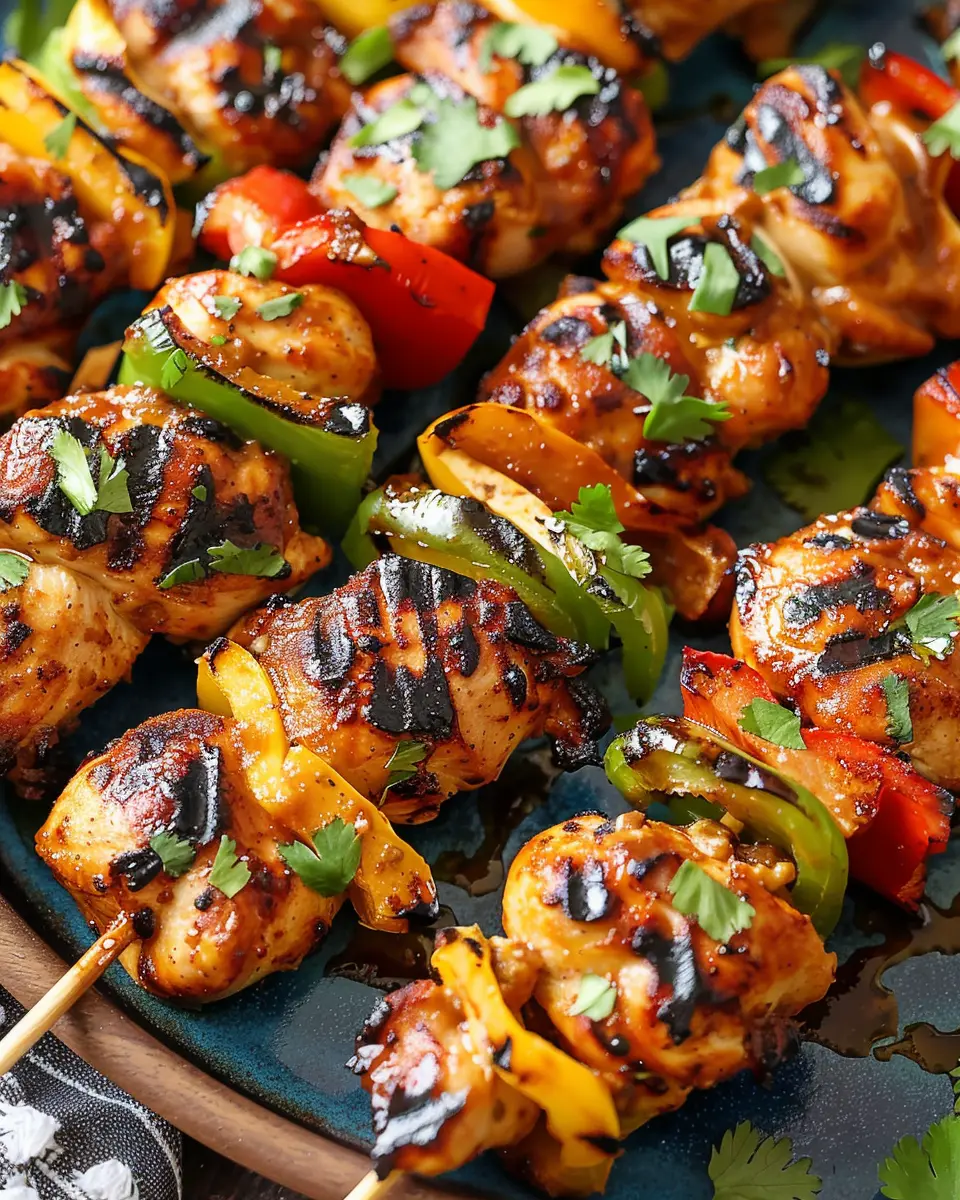 Mexican Barbecue Chicken Skewers: Juicy and Perfectly Grilled
