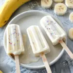 Frozen Banana Yogurt Pops