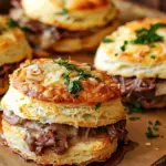 Baked French Dip Biscuits Recipe