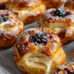Danish Carnival Buns with Vanilla Cheesecake Delight!