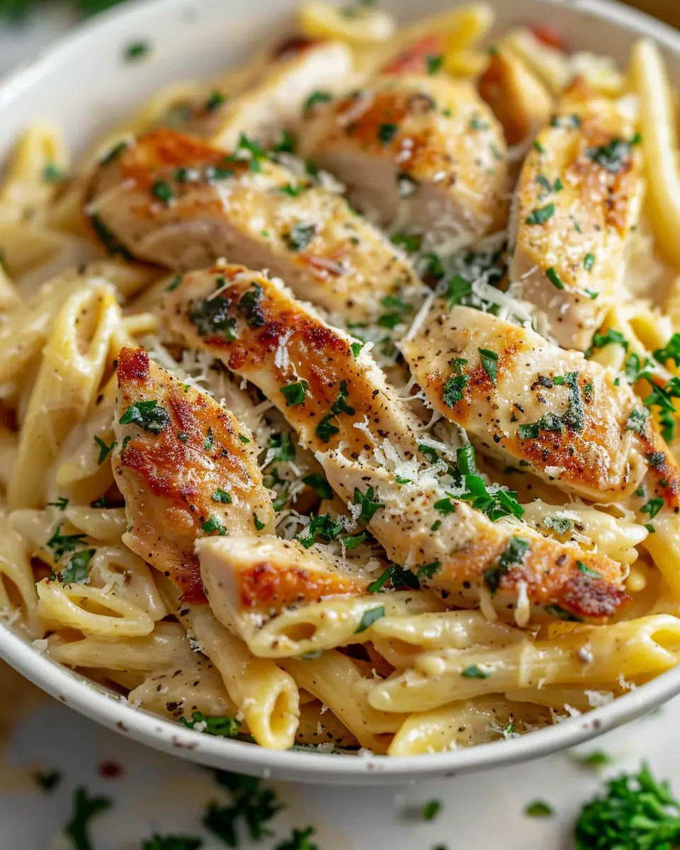 Healthy Garlic Parmesan Chicken Pasta: A Deliciously Easy Meal