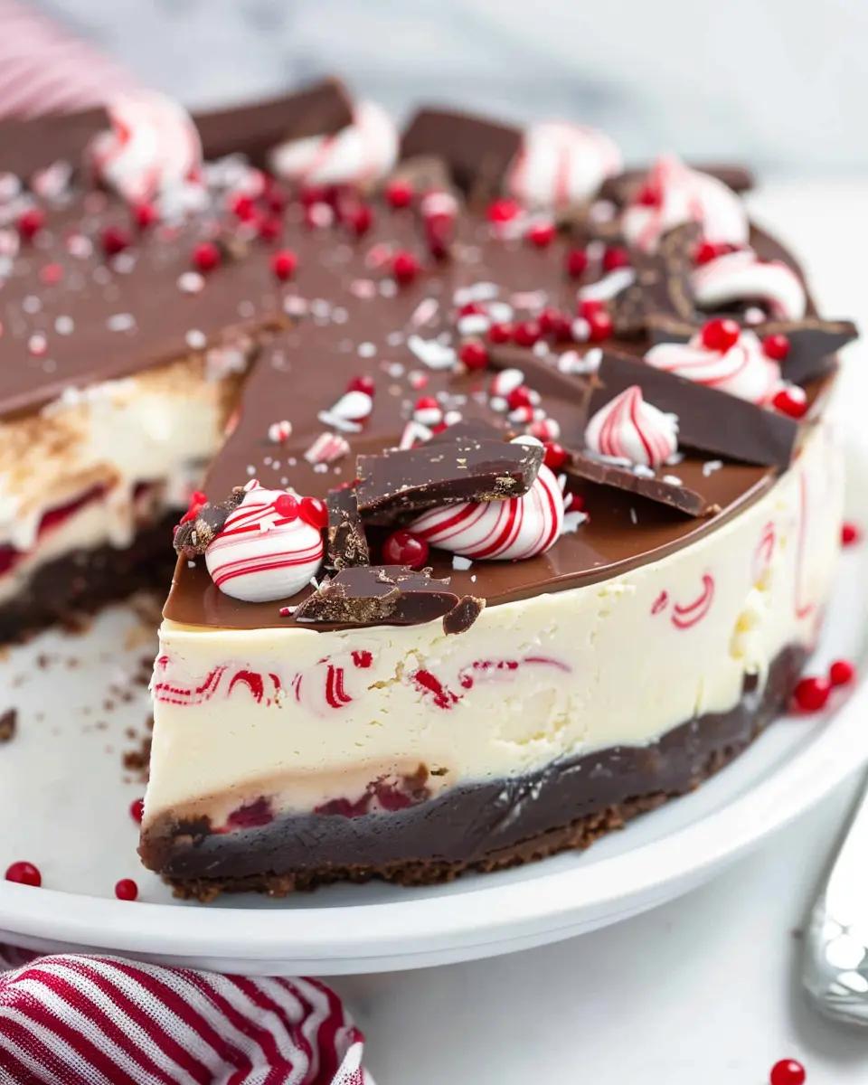 Peppermint Bark Cheesecake: Indulgent Holiday Delight to Make at Home