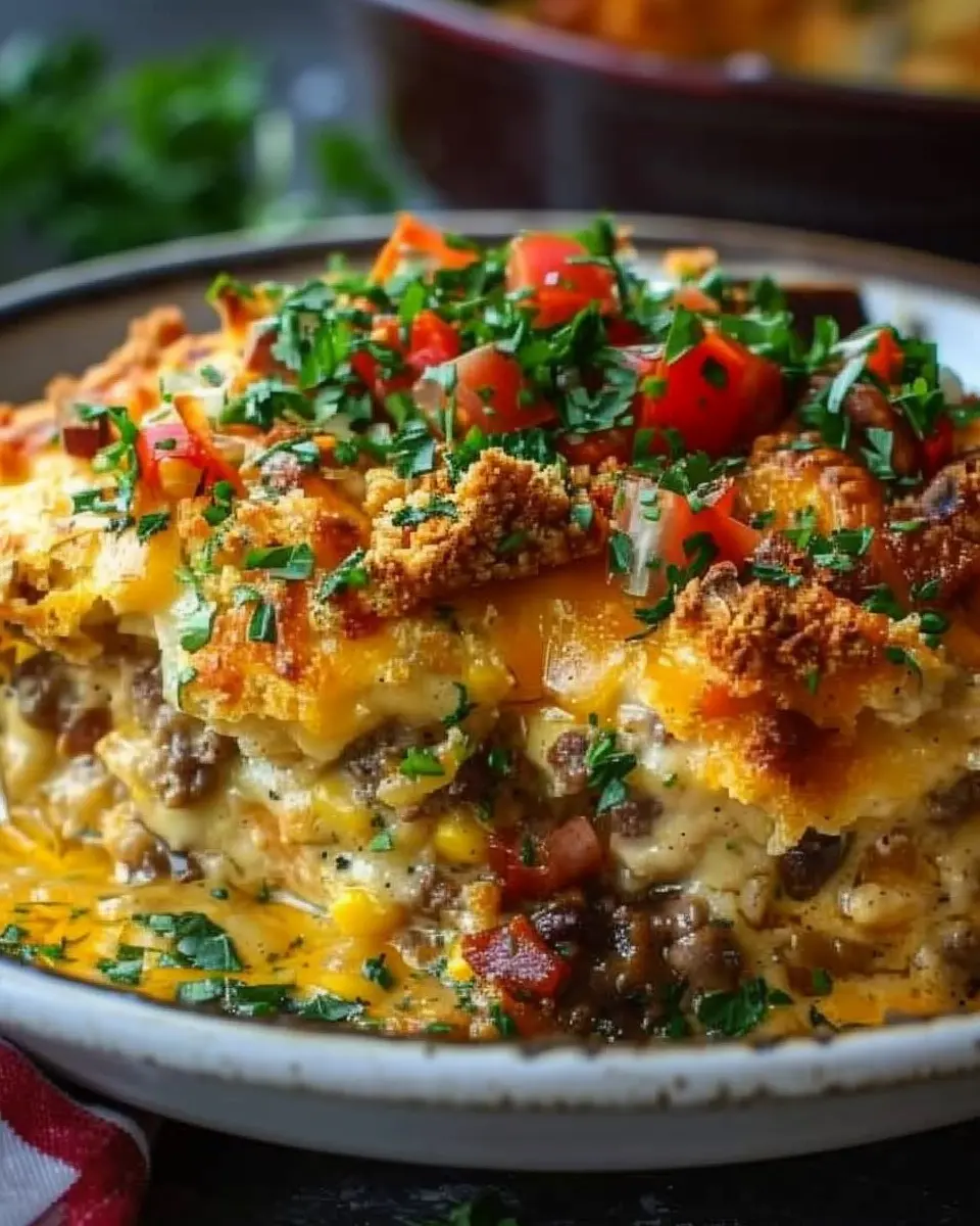 Cowboy Casserole: Easy Comfort Food with Turkey Bacon and Chicken Ham