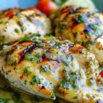 Grilled Salsa Verde Pepper Jack Chicken