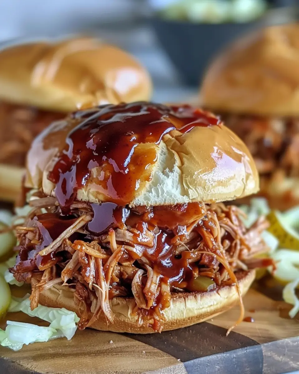 Tender BBQ Pulled Pork Sandwiches Recipe Slow Cooker for Family Fun
