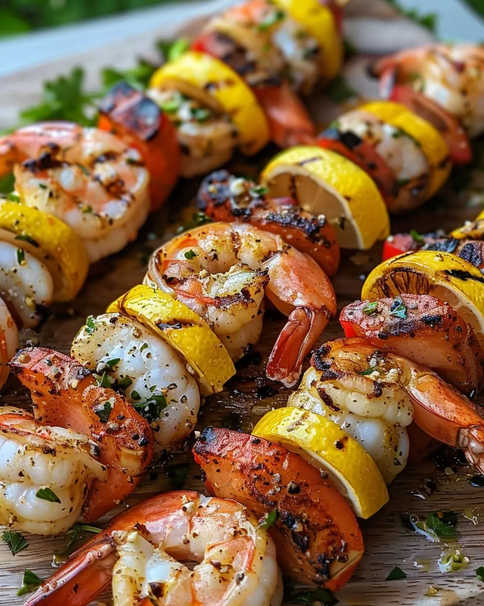 Grilled Seafood Skewers are the pinnacle of summer: Easy and Flavorful