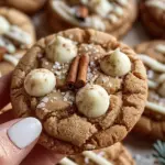 Chewy Maple Cinnamon Cookies with White Chocolate