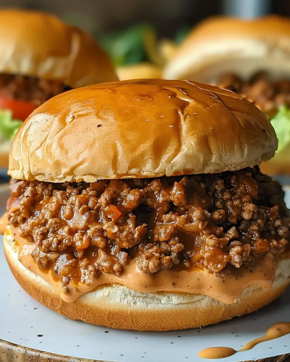 Easy Big Mac Sloppy Joes Recipe with Turkey Bacon and Chicken Ham