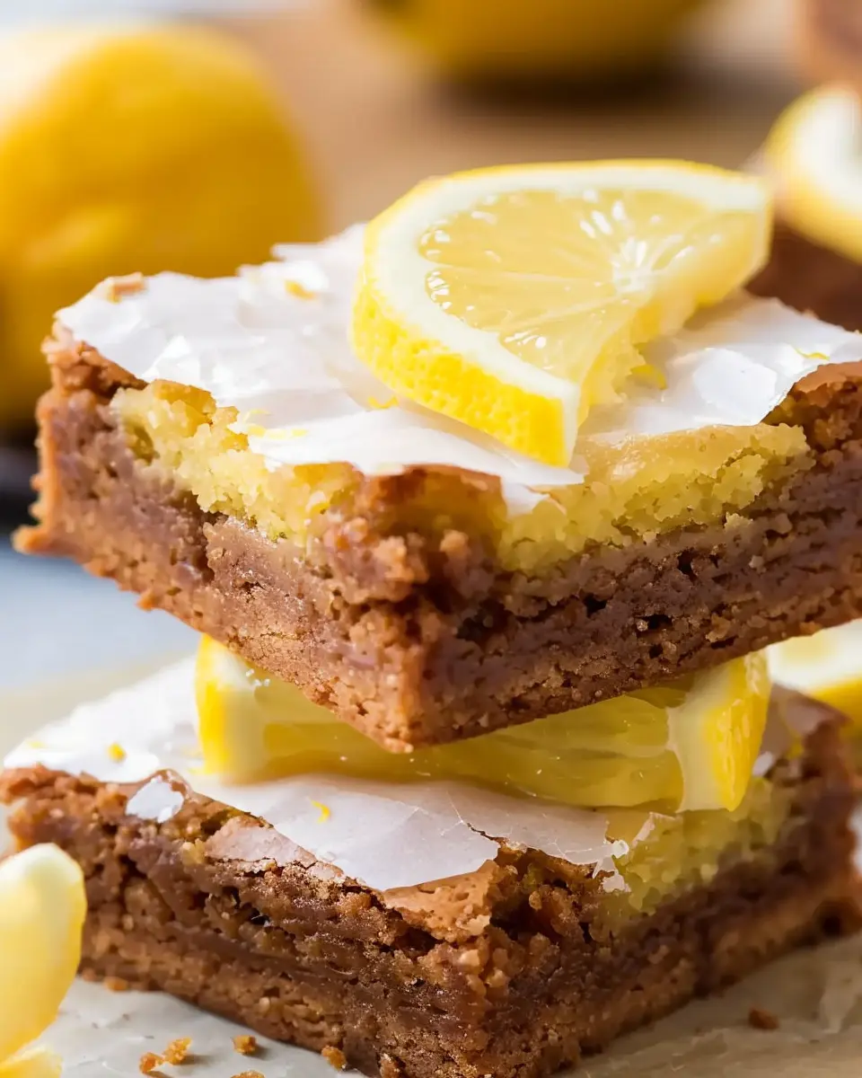 Easy Lemon Brownies Recipe: A Refreshingly Sweet Treat for Everyone