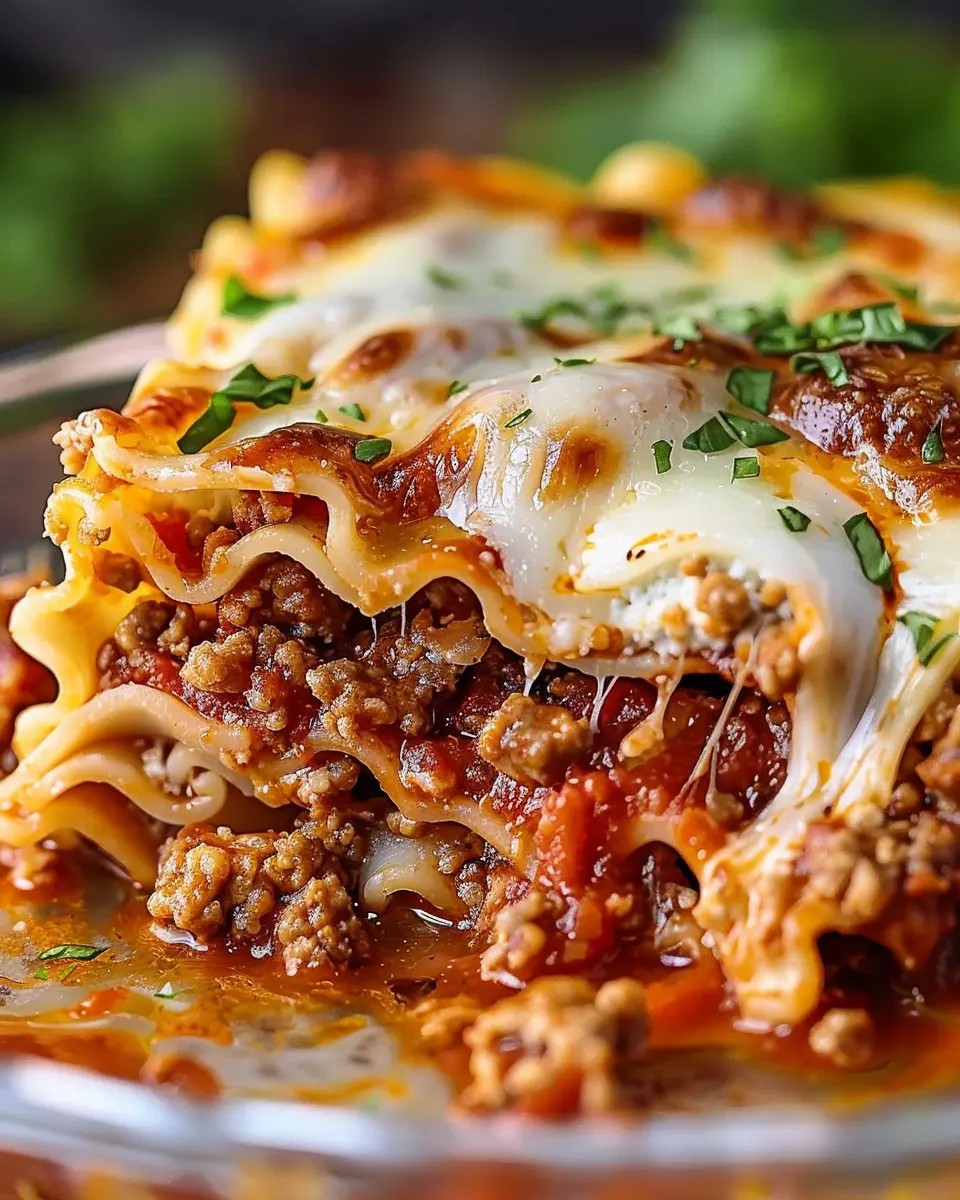 Easy Lasagna Recipe with Turkey Bacon and Chicken Ham Delight