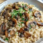 Creamy Mushroom Risotto Recipe Easy Homemade Perfect Comfort Food