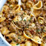 Creamy Beef and Shells