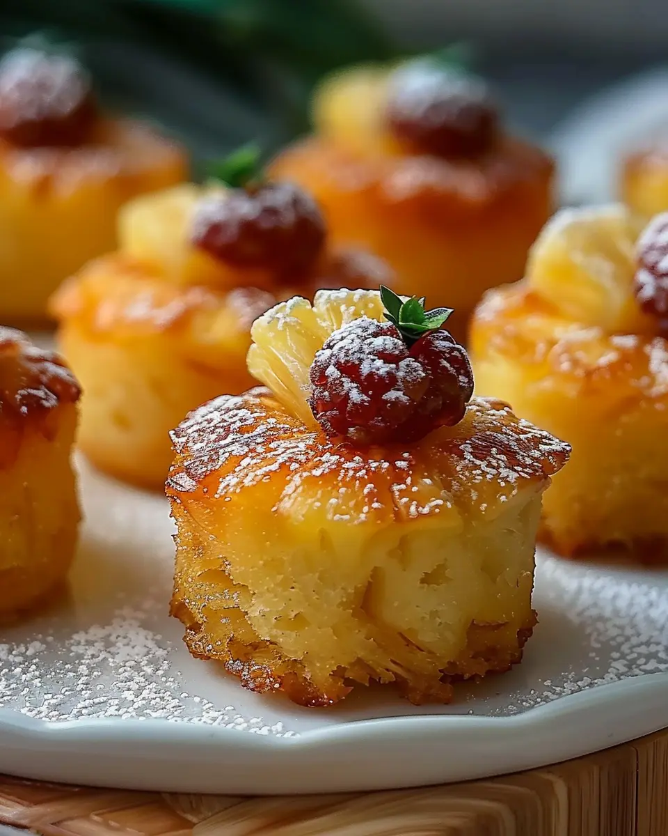 Mini Pineapple Cakes: Easy Tropical Treats for Any Occasion
