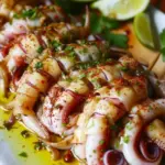 Grilled Stuffed Squid