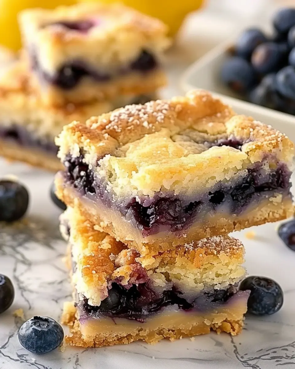 Lemon Blueberry Bars: Easy Treat for Your Sweet Tooth