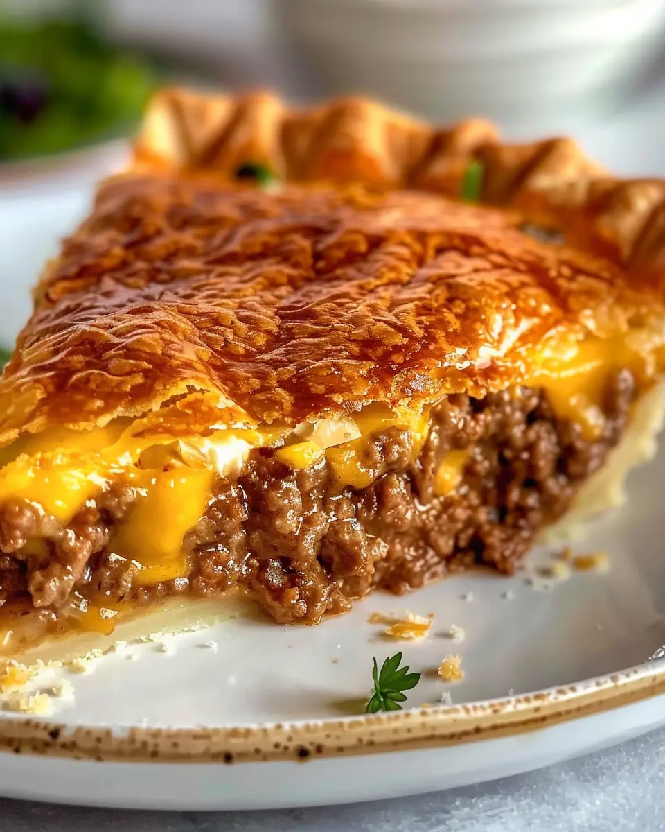 Homemade cheeseburger pie: Easy and Indulgent Comfort Food