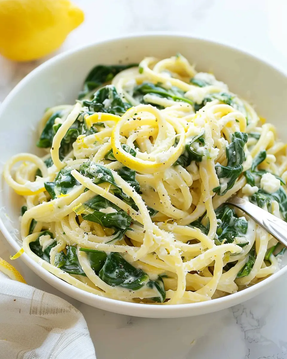 Easy Lemon Ricotta Pasta & Spinach: A Delightful Weeknight Meal