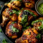Peruvian Chicken with Green Sauce (Aji Verde)