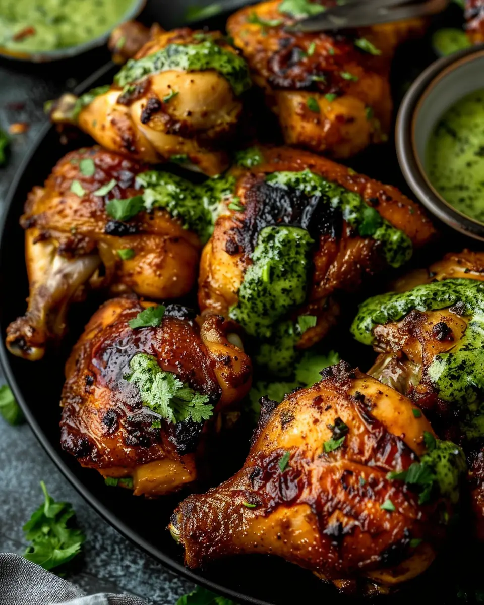 Peruvian Chicken with Green Sauce: Easy and Flavorful Delight