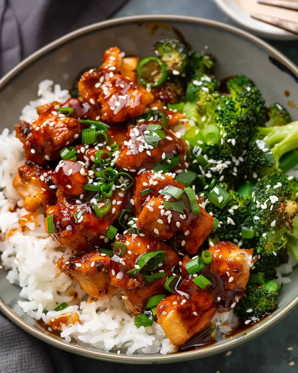 Sticky Chicken Bowls Recipe: Easy Dinner for Busy Nights