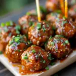 Honey Sriracha Glazed Meatballs
