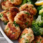 Quick Chicken and Broccoli Nuggets for Baby