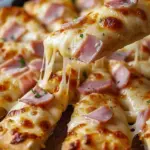 Cheesy Ham and Cheese Sticks