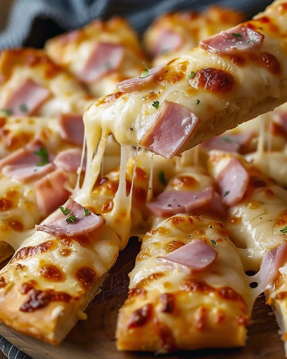 Cheesy Ham and Cheese Sticks with Turkey Bacon: Easy and Delicious