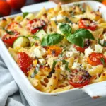 Best Baked Feta Pasta with Vegetables