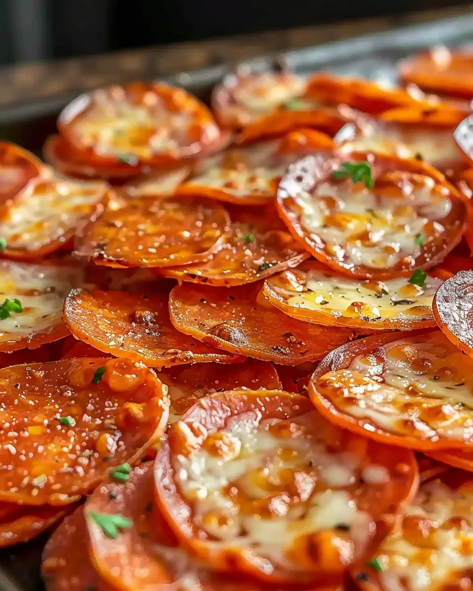 Pepperoni Cheese Crisps: Easy Low-Carb Snack You’ll Love