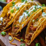 Loaded Cheesy Pocket Tacos